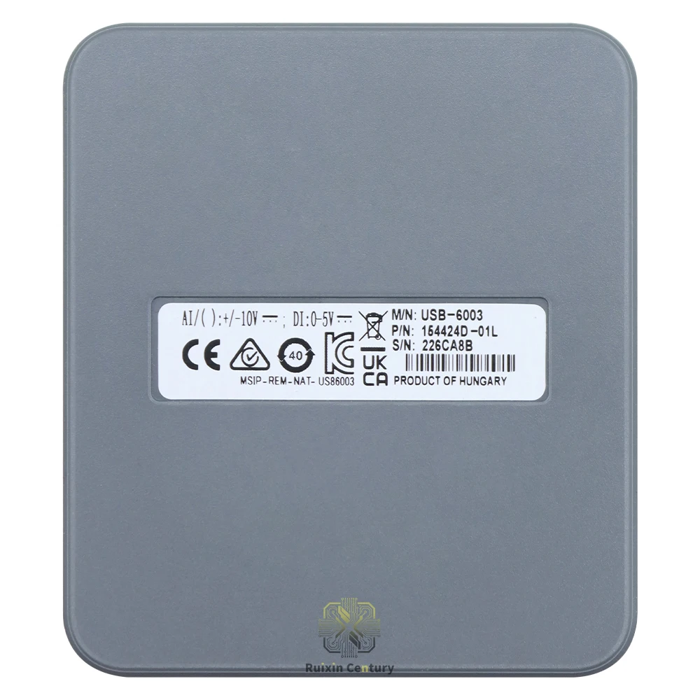 FOR NI USB-6003 Multifunction I/O Device with Screw Terminals Data Acquisition Card 8AI 16-Bit 100kS/s 2AO 13DIO 32-Bit Counter
