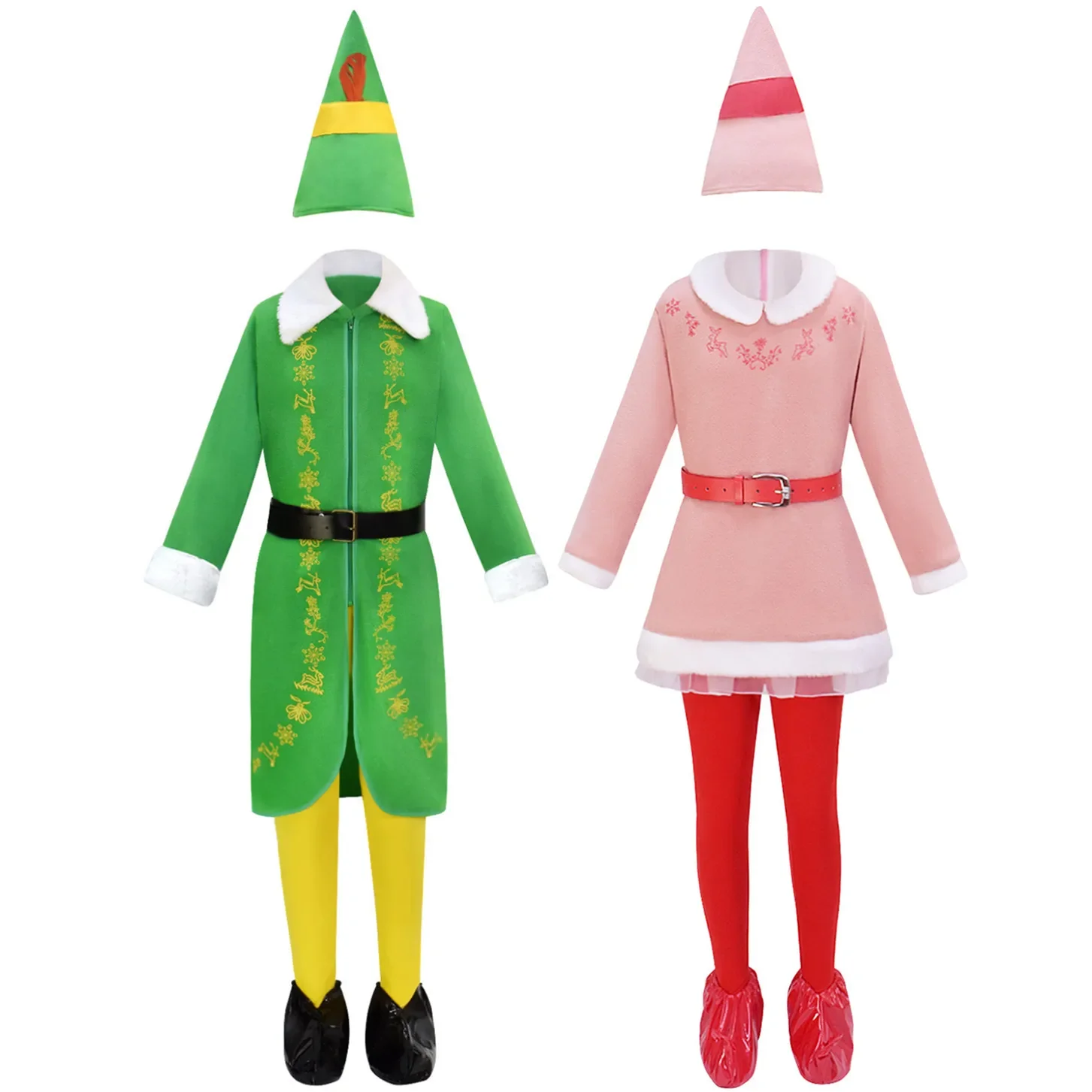 

Christmas Cosplay Party Costume Children Christmas Shirt Pants Hat Full Suits Outfit Uniform Halloween Carnival Disguise Costume