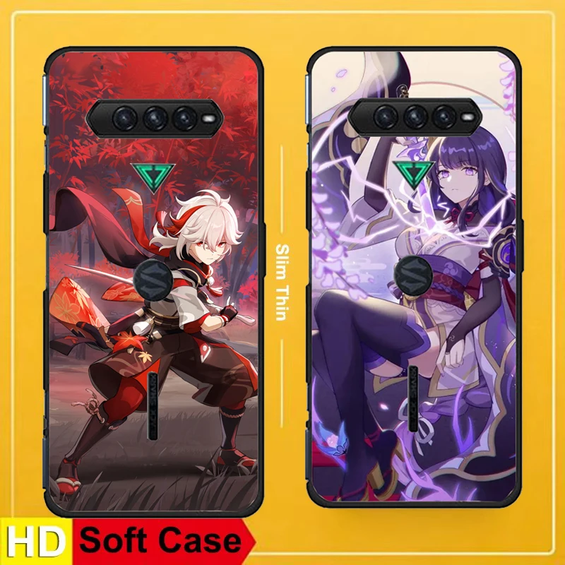 

Protection Case For Black Shark 4 4s Pro Soft TPU Back Case For Black Shark 5 RS 5RS Protection Skin Camera Protect Cover