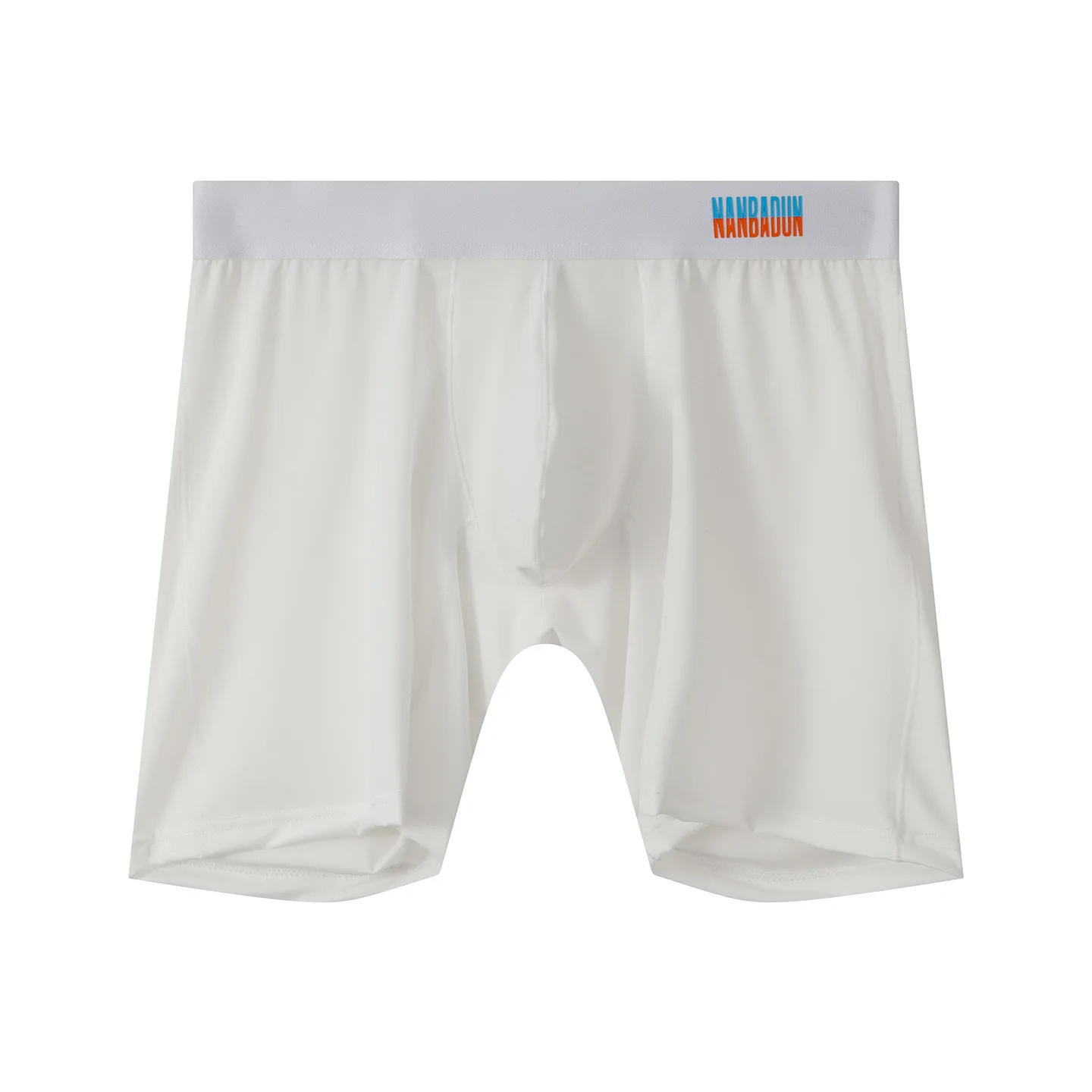 

Anti-chafing Men's Long Boxer Shorts, Mid-rise High Elastic Large Pouch Comfort Underwear
