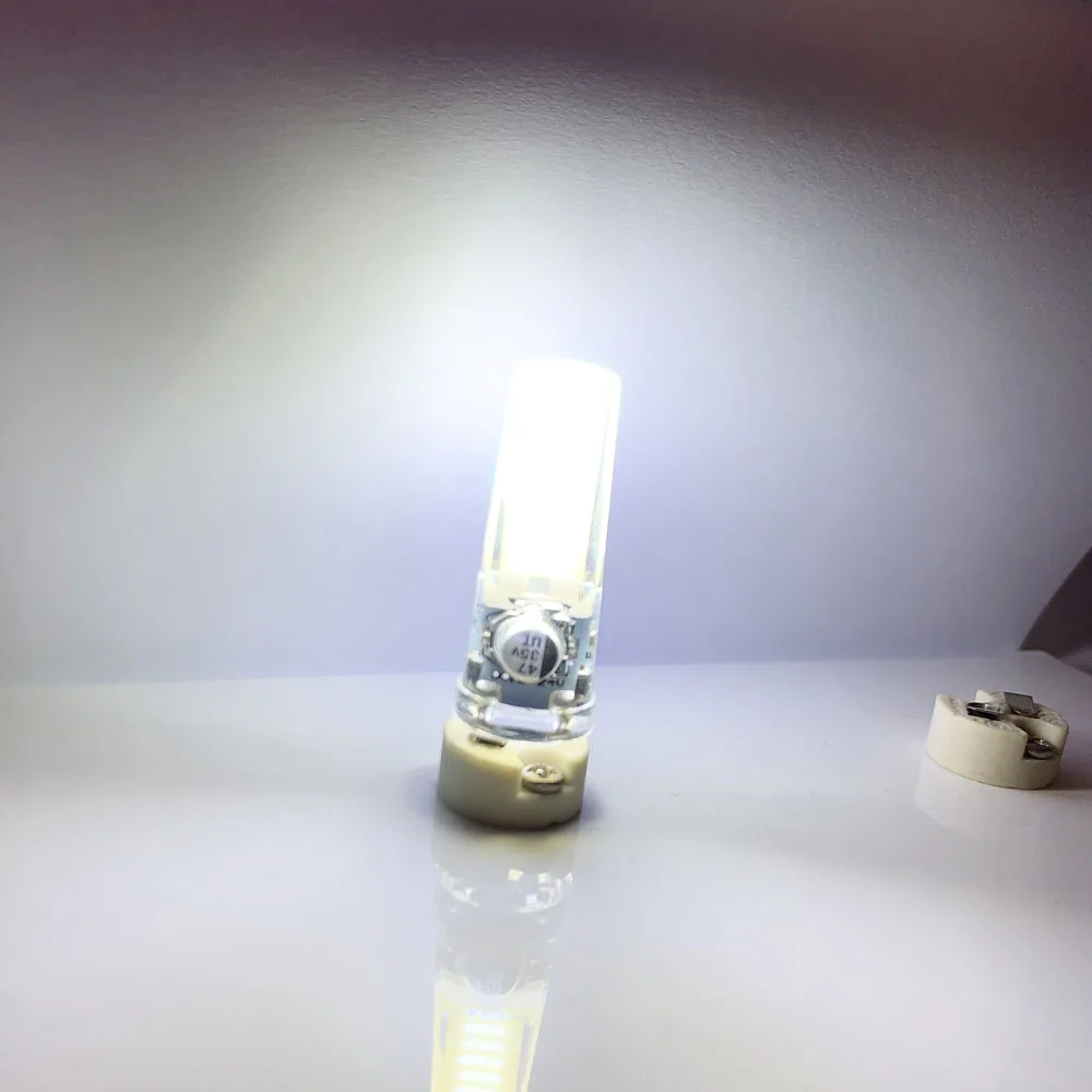 

5X G4 Gy6.35 светодиодные лампы лампы прохладный белый свет 5w 24v 12v небольшой коб теплый свет для внутреннего украшения ламп люстры комнаты