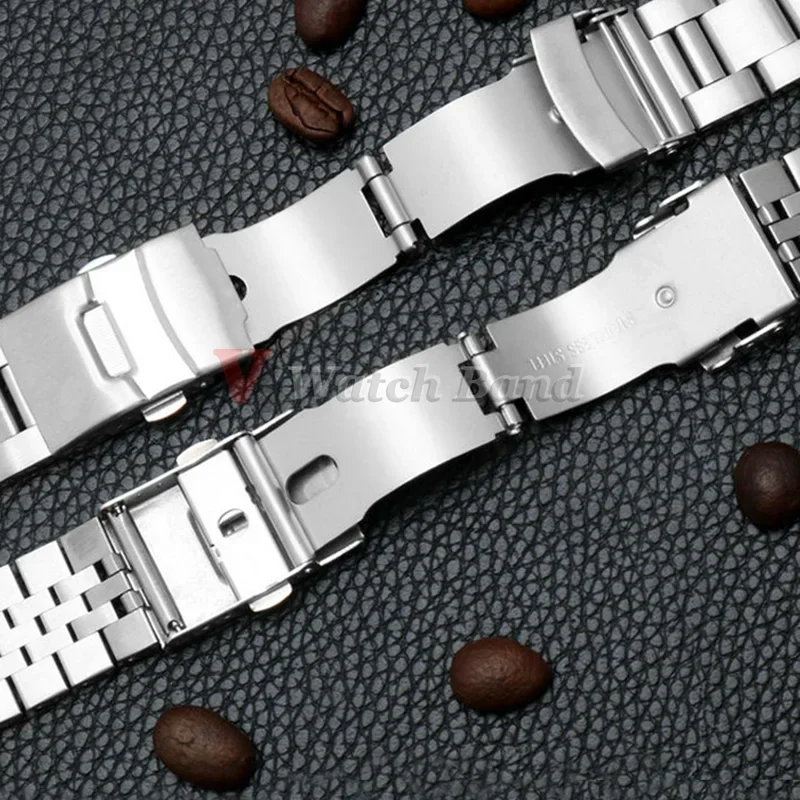 22mm MDV106 Watch Band Diving Watch Bracelet for Casio  MDV-106 MDV-107 Metal Wrist Band Silver Steel Strap MDV106 image 6