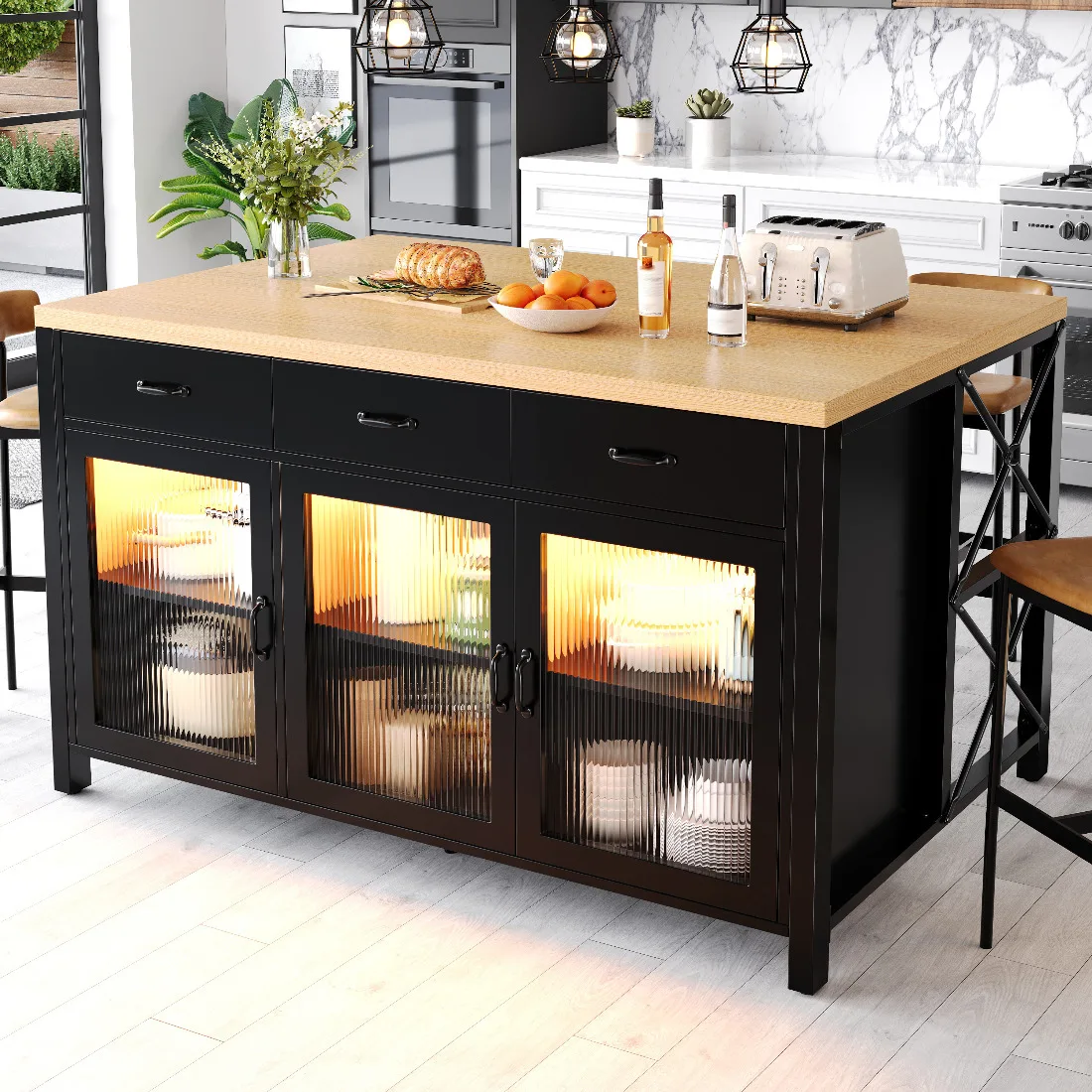 Isla de Cocina Industrial de 1508090cm