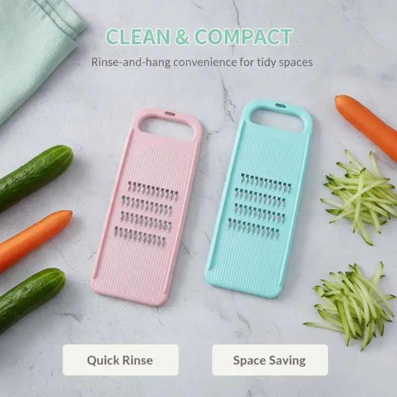 Handheld Manual Vegetable Slicer Grater Durable Sharp Food Cutter for Carrot Cabbage Kitchen Daily Meal Prep Tool