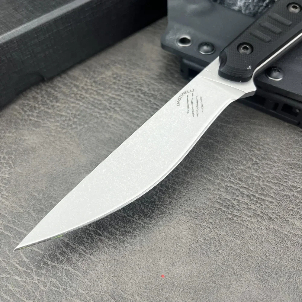 Practical Straight Knife G10 Handle 8Cr13Mov Blade Wilderness Survival, Hunting, Combat, Sharp Multi-functional Tactical Knives