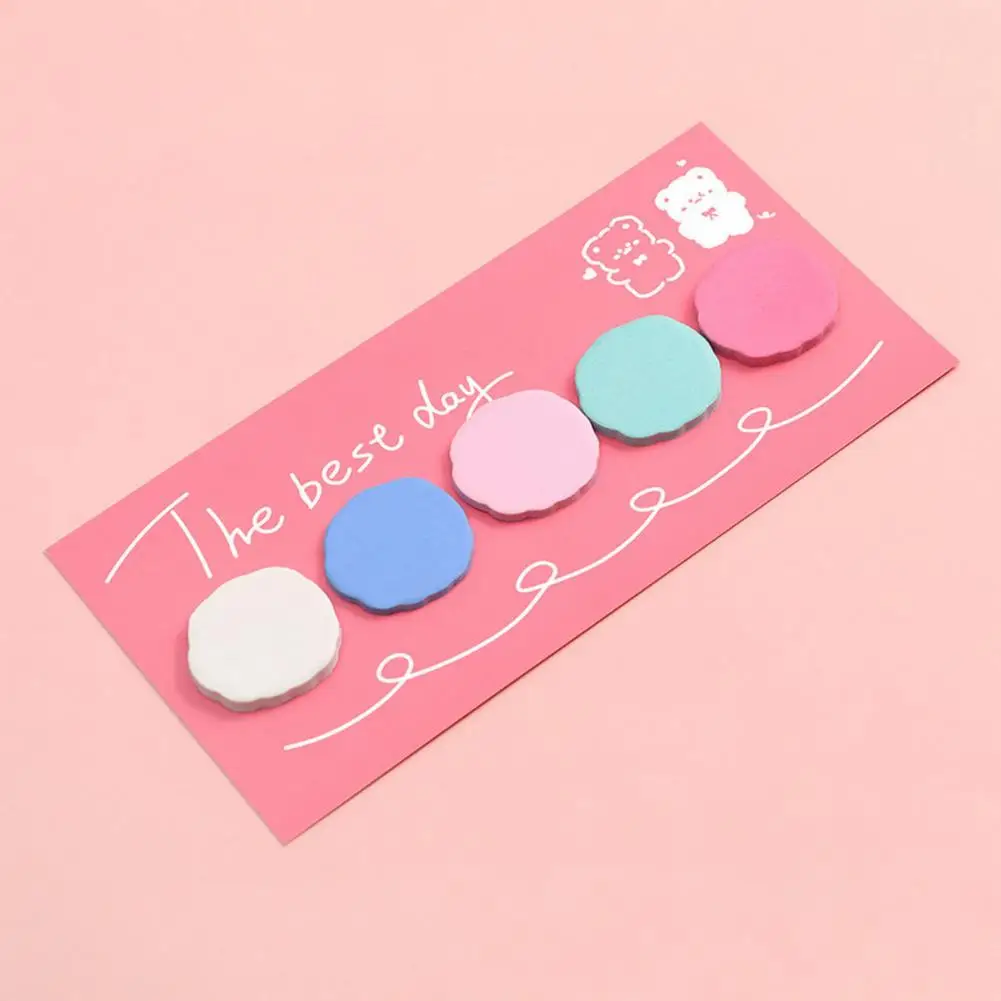 Dejar mensaje compacto Adorable álbum de recortes índice marcapáginas suministros para el hogar