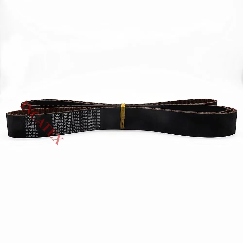 

Хорошее качество, запасные части для вышивальной машины Tajima, оригинальный японский ремень ГРМ MBL S5M1350, ширина 20 мм