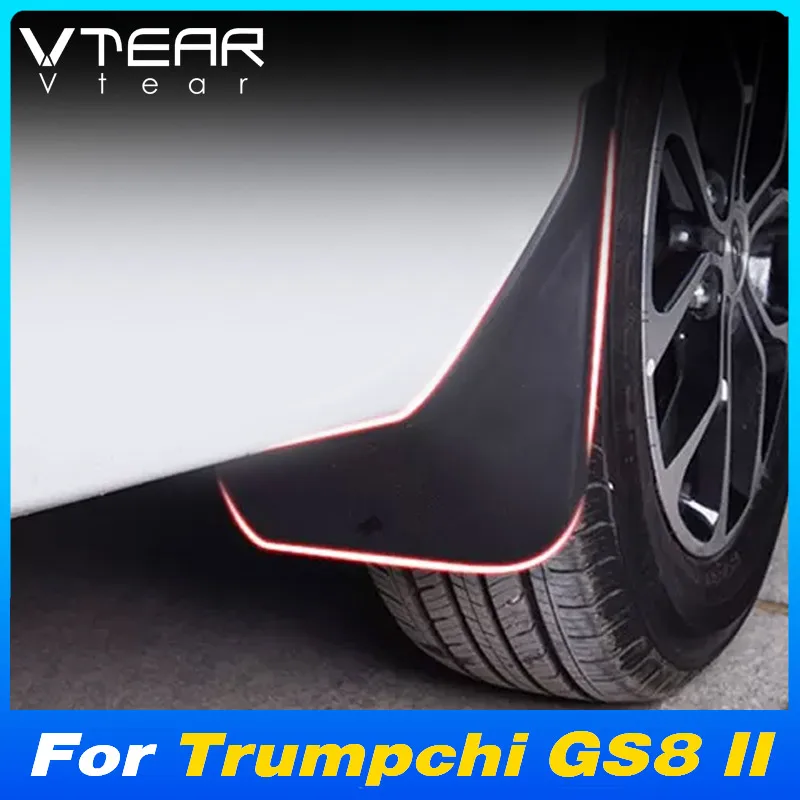 

Автомобильные брызговики Vtear, внешняя крышка, 4 шт., брызговик, передняя и задняя защита, декоративные аксессуары для GAC Trumpchi GS8 II 2023