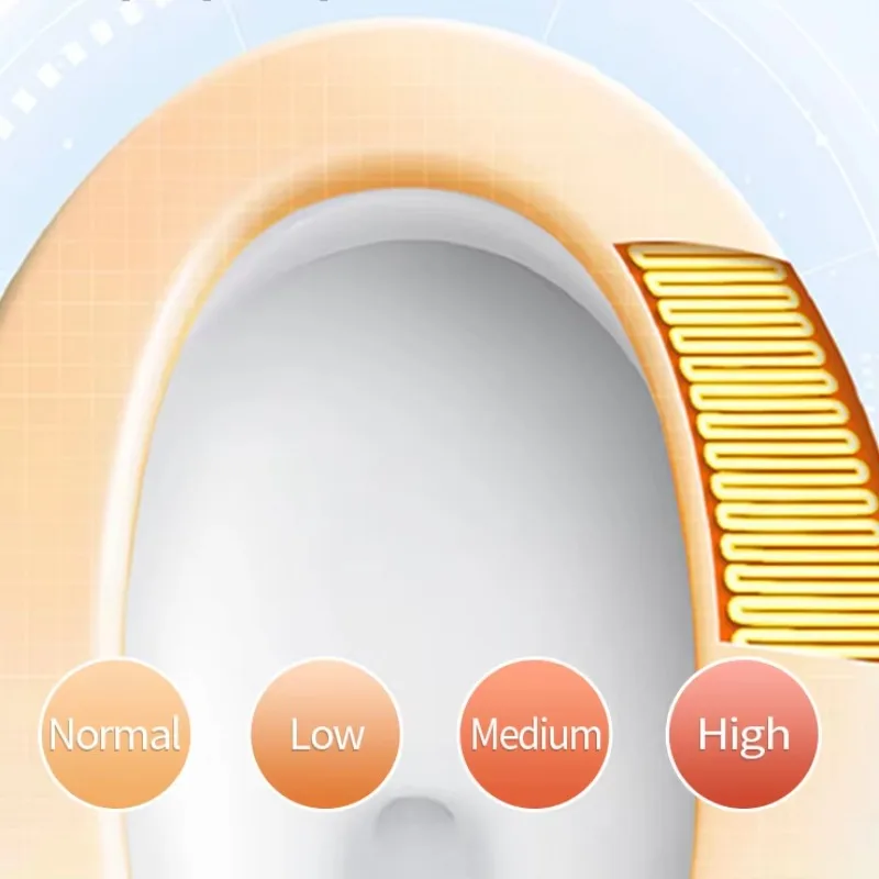 ZXHK Hochwertiger, intelligenter Einweg-Toilettensitz, elektrischer Bidet-Abdeckung mit Heizung und Trocken