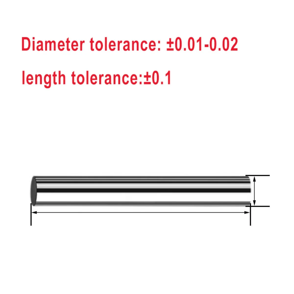 Dia 2/2.5/2.8/3/4/5-10mm High Speed Steel Round Rod HSS Round Turning Tool CNC Cutting Turning Lathe Tool Bar Rod L=100/200mm