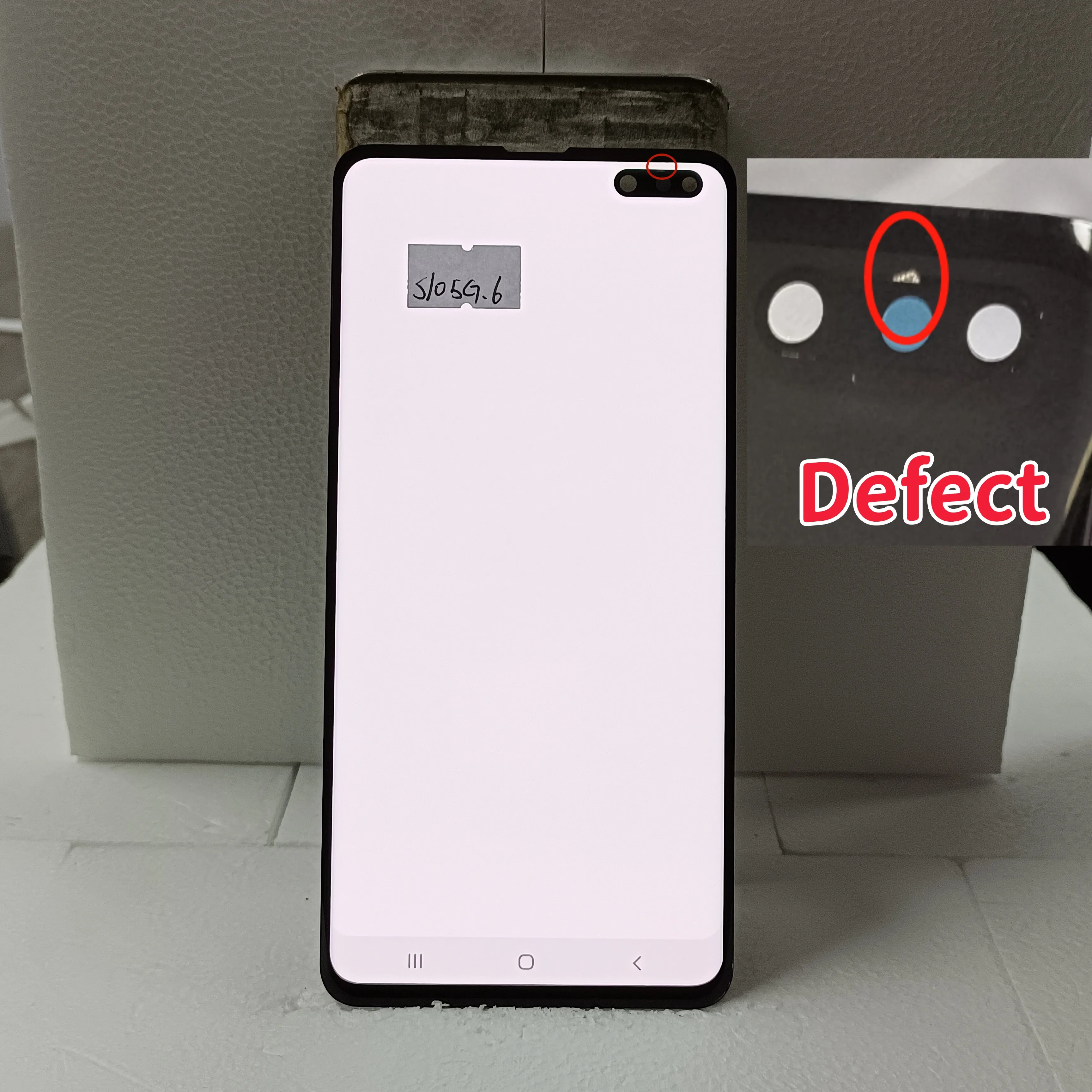 For Samsung Galaxy S10 5G Super Amoled Display 6.7\'\'G977 G977F G977U LCD Touch Screen Digitizer Replacement Panel Small defect