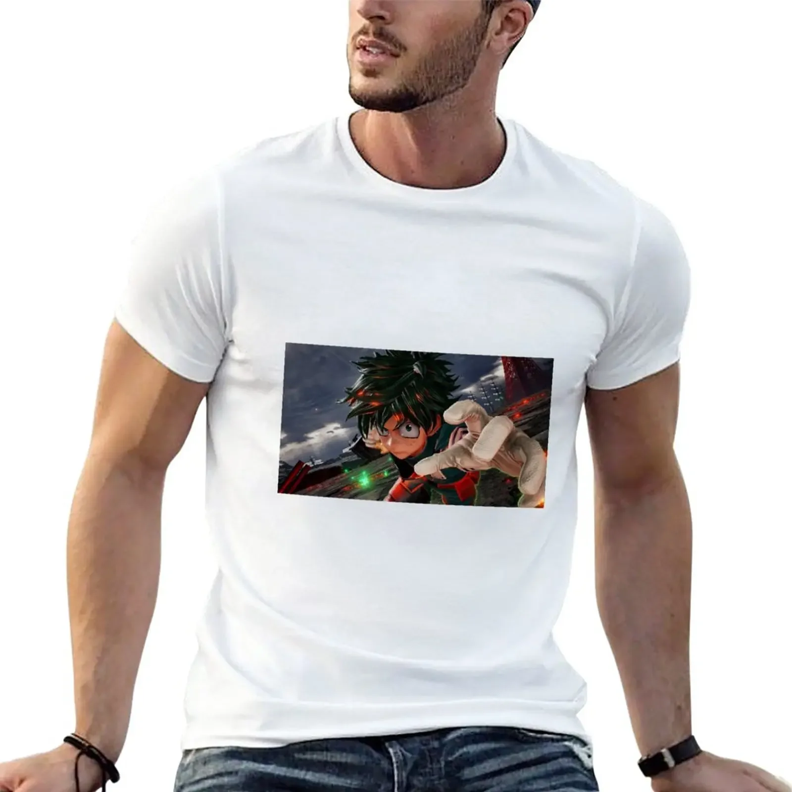 

New Izuku Midoriya Jump Force T-Shirt Aesthetic clothing funny t shirts boys white t shirts Men's clothing