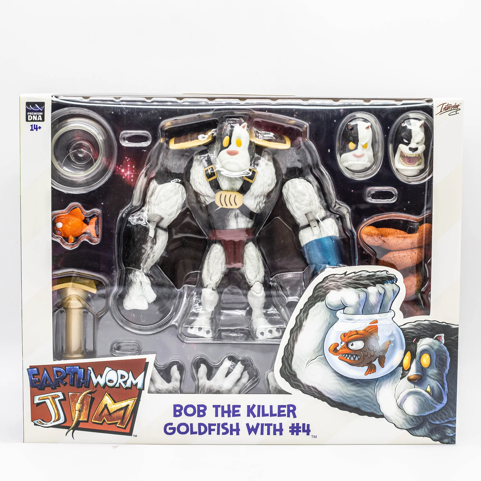 

In Stock PDNA Earthworm Jim Wave 1 BOB THE KILLER GOLDFISH AND #4 Doll Gifts Toy Anime Figure Action Model Collect Ornaments