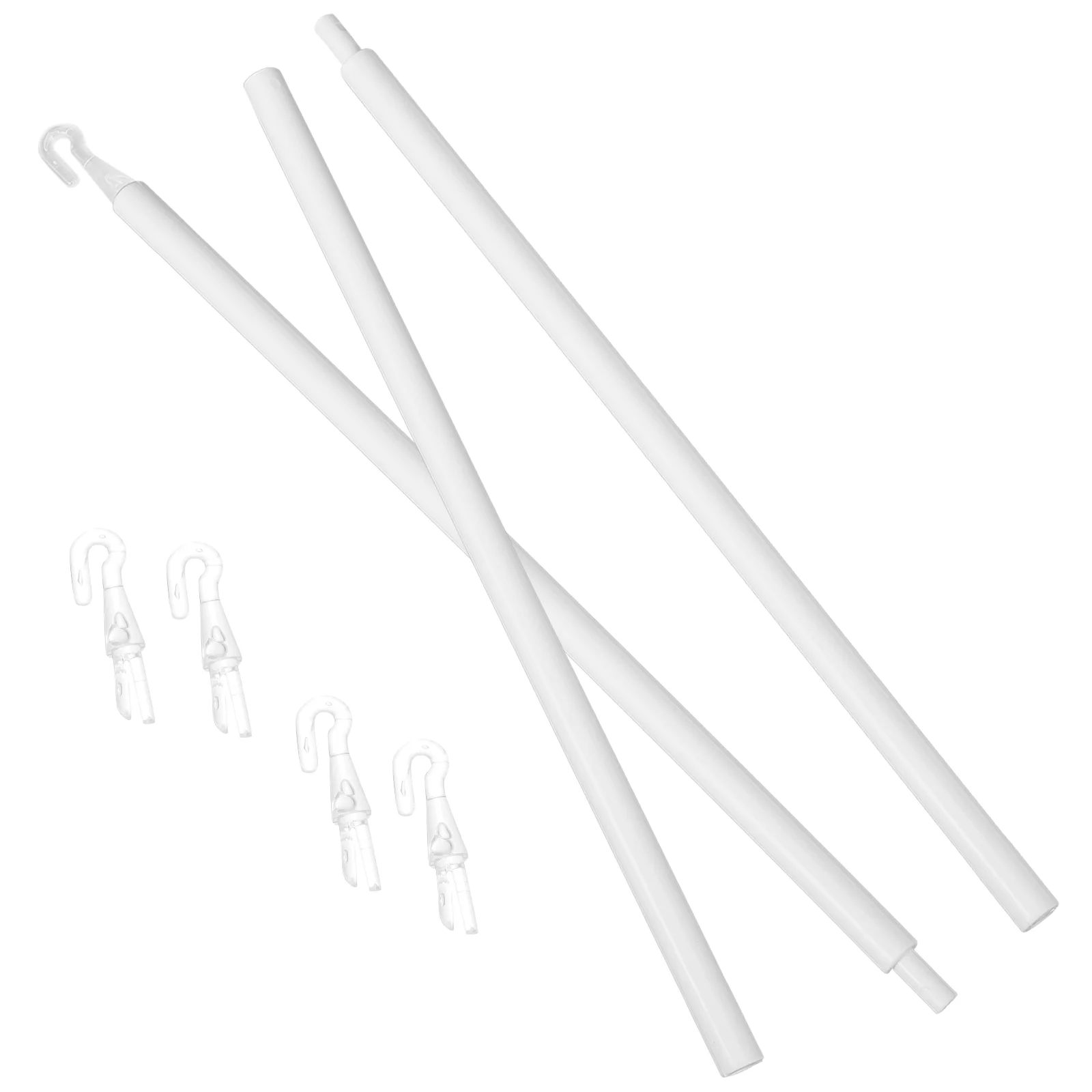 

Blind Accessories Parts Venetian Rod Extra Long Curtain Rods Tilt Extender White Pp