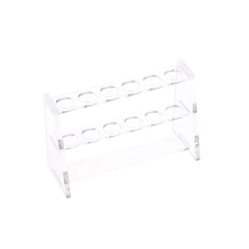 1piece/lot 10ml Test Tube Rack Holder Organic Glass Test Tube Stand Support