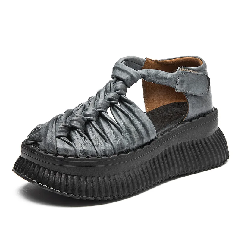 

5,5 см коровья кожа на плоской подошве, полые ботинки Мэри Джейн на платформе, босоножки на танкетке, туфли-лодочки на крючках, женские ботинки на плоской подошве, летняя обувь