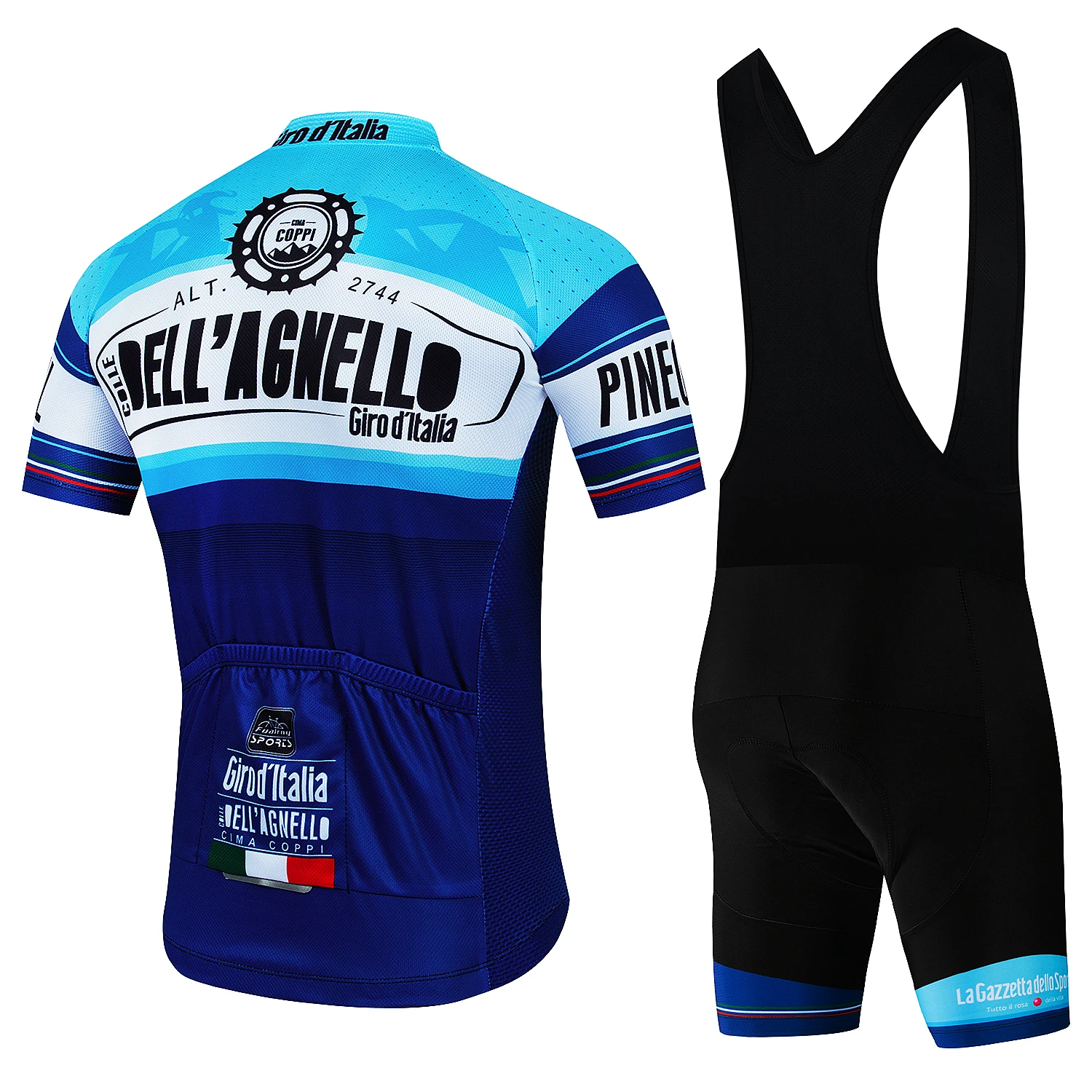 Tour De Italy D'ITALIA Cycling Clothes for Men, Summer Jersey Set, Men's Uniform Shirt, MTB Bib, Cycle, Spring, Mallot Sports - Image 2