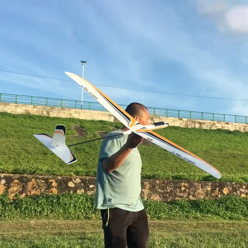 HOOKLL Model Wingspan 1500mm Glider EPO Material RC Electric Hand Throwing Aircraft Fixed Wing 1.5m  Remote Control Adult Toy