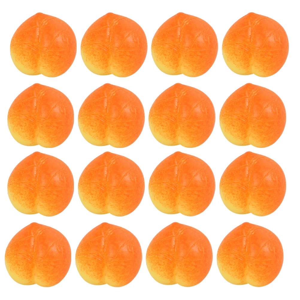 25 pçs mini pêssego espremer alívio do estresse descompressão macia sensorial fruta elástica relaxamento presente espremer brinquedo alívio brinquedo