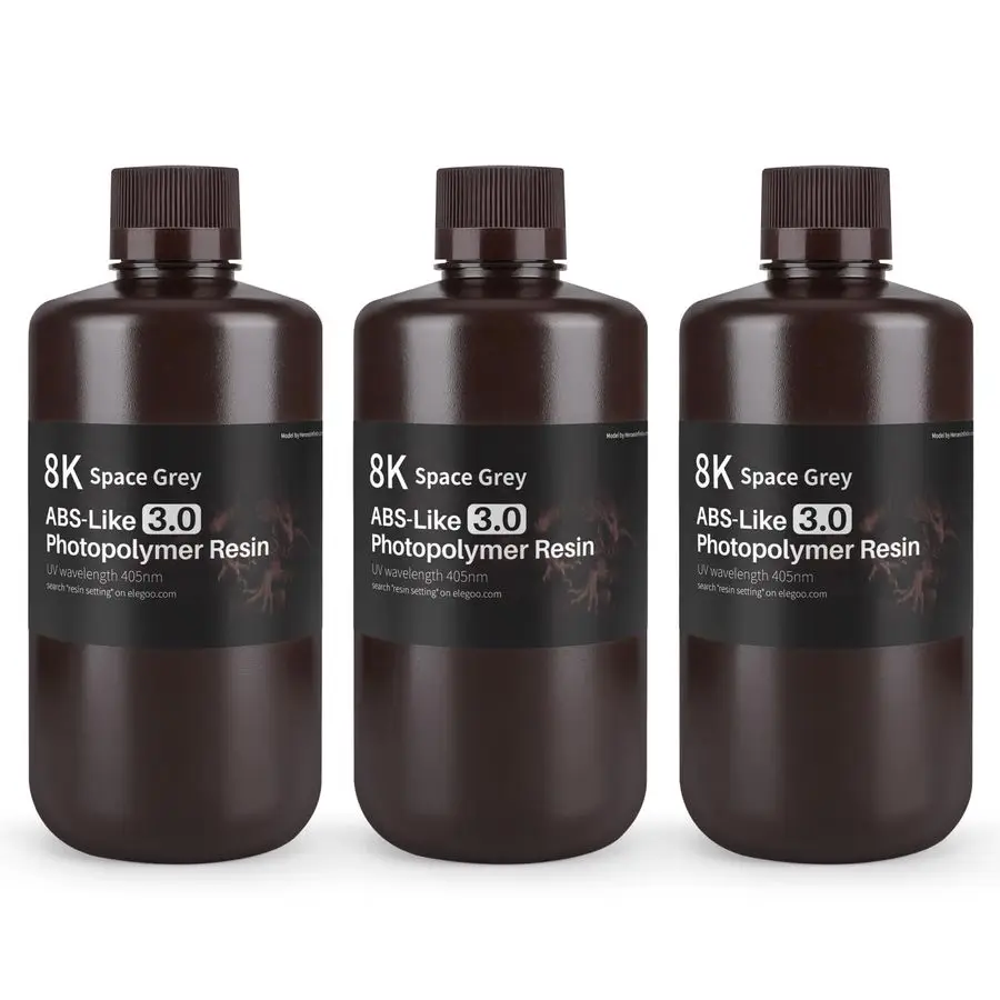 

8K ABSLike Resin 3.0, Photopolymer Resin UV Curing 405nm, Upgraded ABS 3D Printing Resin, Higher Precision, Lower Shrinkage 3D R