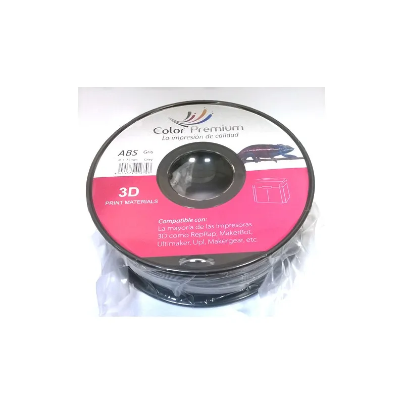 Coil filament 3D ABS 1.75mm gray color A4toner.com