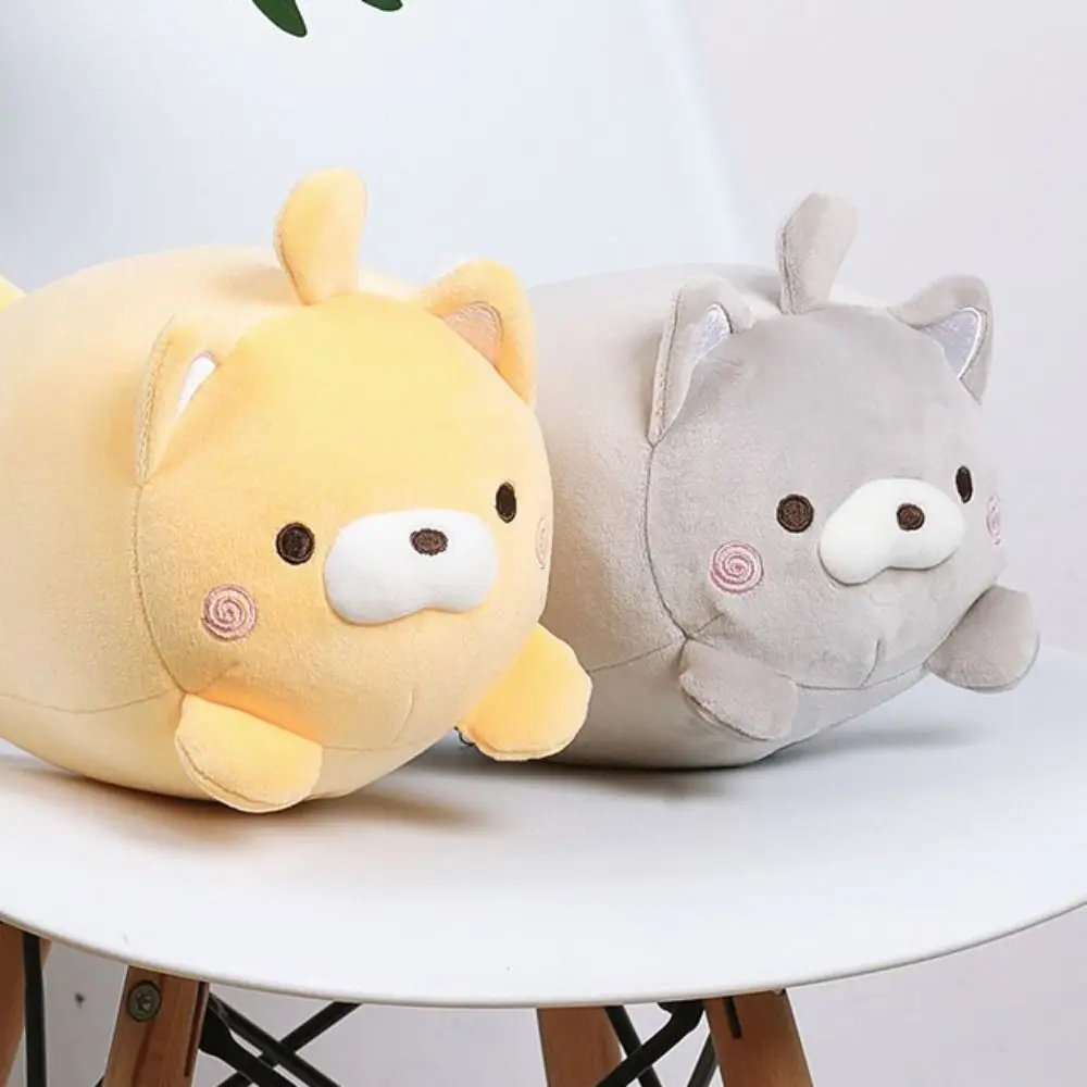 وسادة قابلة للتشوه على شكل حرف U على شكل قطة صديقة للبشرة من الفوم وسادة سفر 2 في 1 وسادة قيلولة ناعمة لرحلة العمل #3