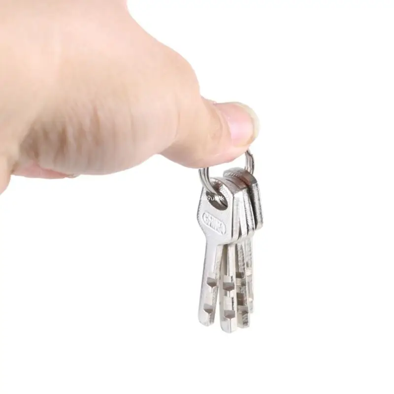 2pcs High Security 60mm Padlocks Hardened Steel Protections with Multiple Key
