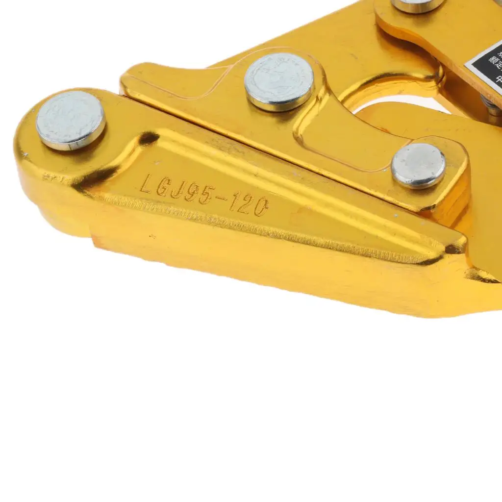 pince-de-serrage-de-cable-loquet-oscillant-de-securite-en-alliage-d'aluminium-pour-les-applications-de-projets-de-construction-et-de-protection-des-puits