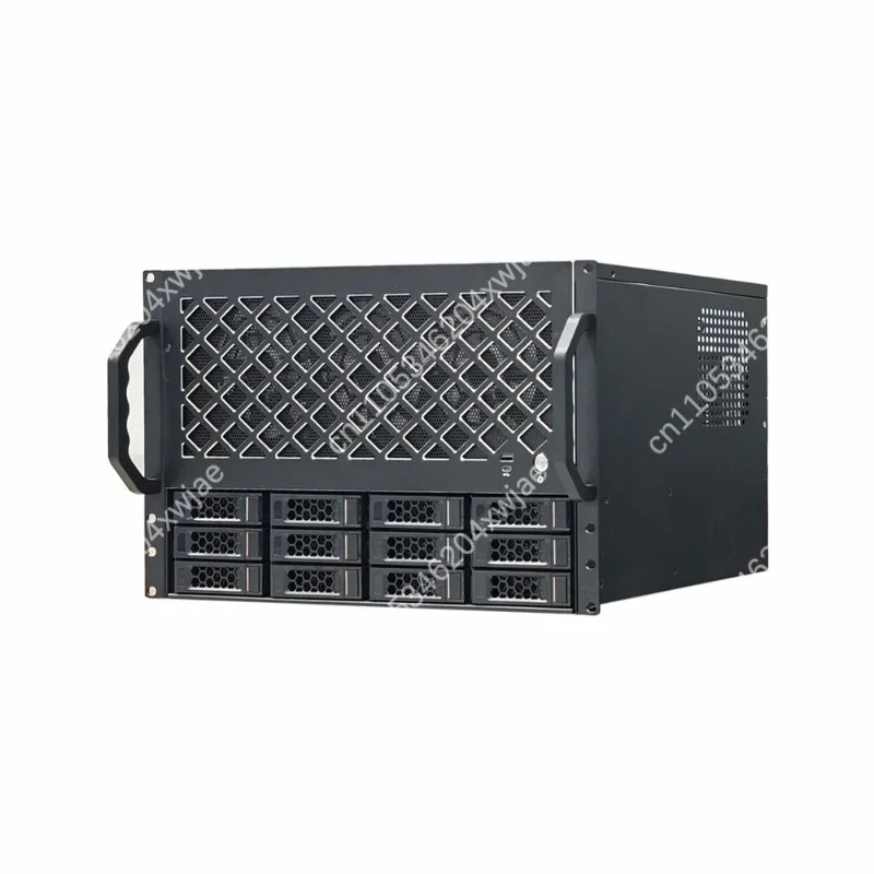 12 Bay Hot Swap NAS Chassis Rackmount Support ATX PSU ATX MB 360mm Liquid Cooling Full Height Expansion Slot