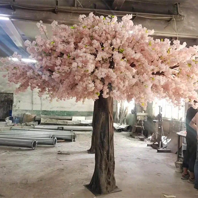 

YRYHS5 10ft 3m Big Pink Arbol Arbre arvore Cerisier Fake 4m White Large Sakura Cherry Flower Tree Artificial Cherry Blossom Tree