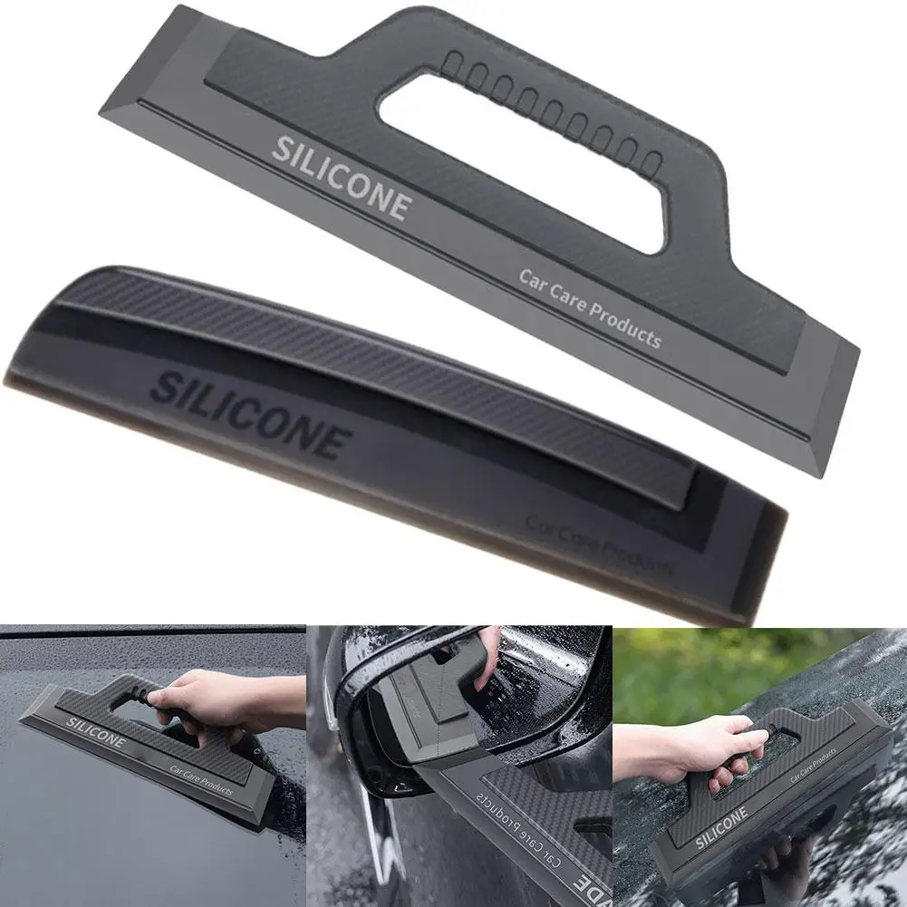 

Стеклоочиститель для автомойки, не царапающий, мягкий силиконовый, удобный, скребок для удаления пленки, чистая водная пленка, автомобильные инструменты, доска для соскабливания автомобиля H7P4