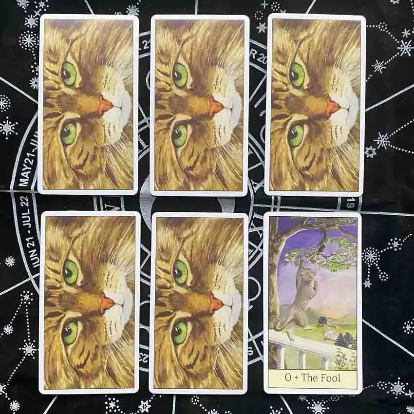 Cat’s Eye Tarot  Cards Game Size:11.3*6.3*3.2 cm Paper Manual