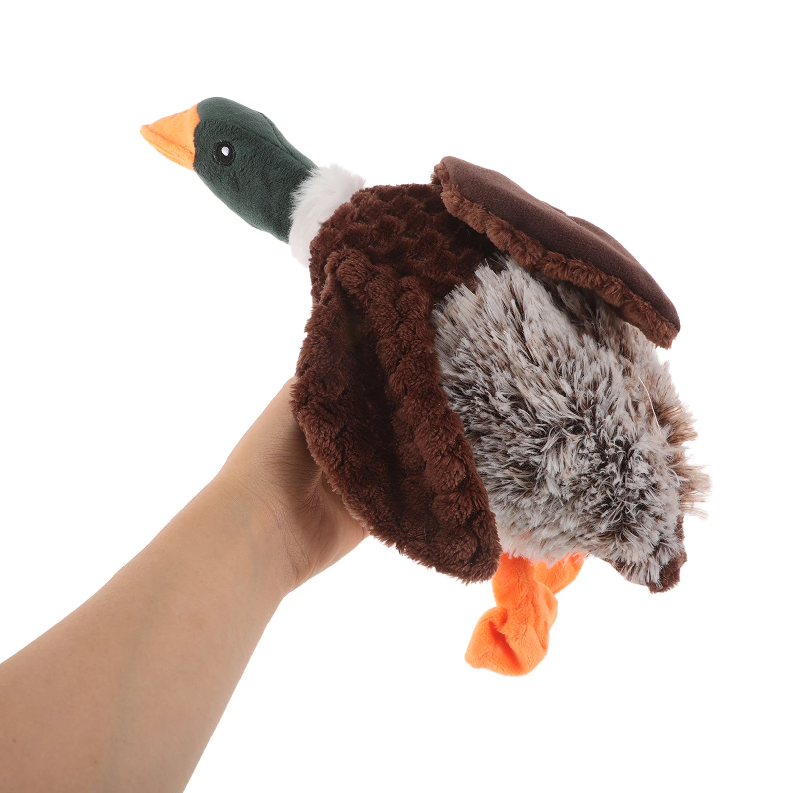 

2pcs Squeaky Dog Chew Duck Shape Soft Tough Material For Indoor Outdoor Training Realistic Bird Dog For Puppies