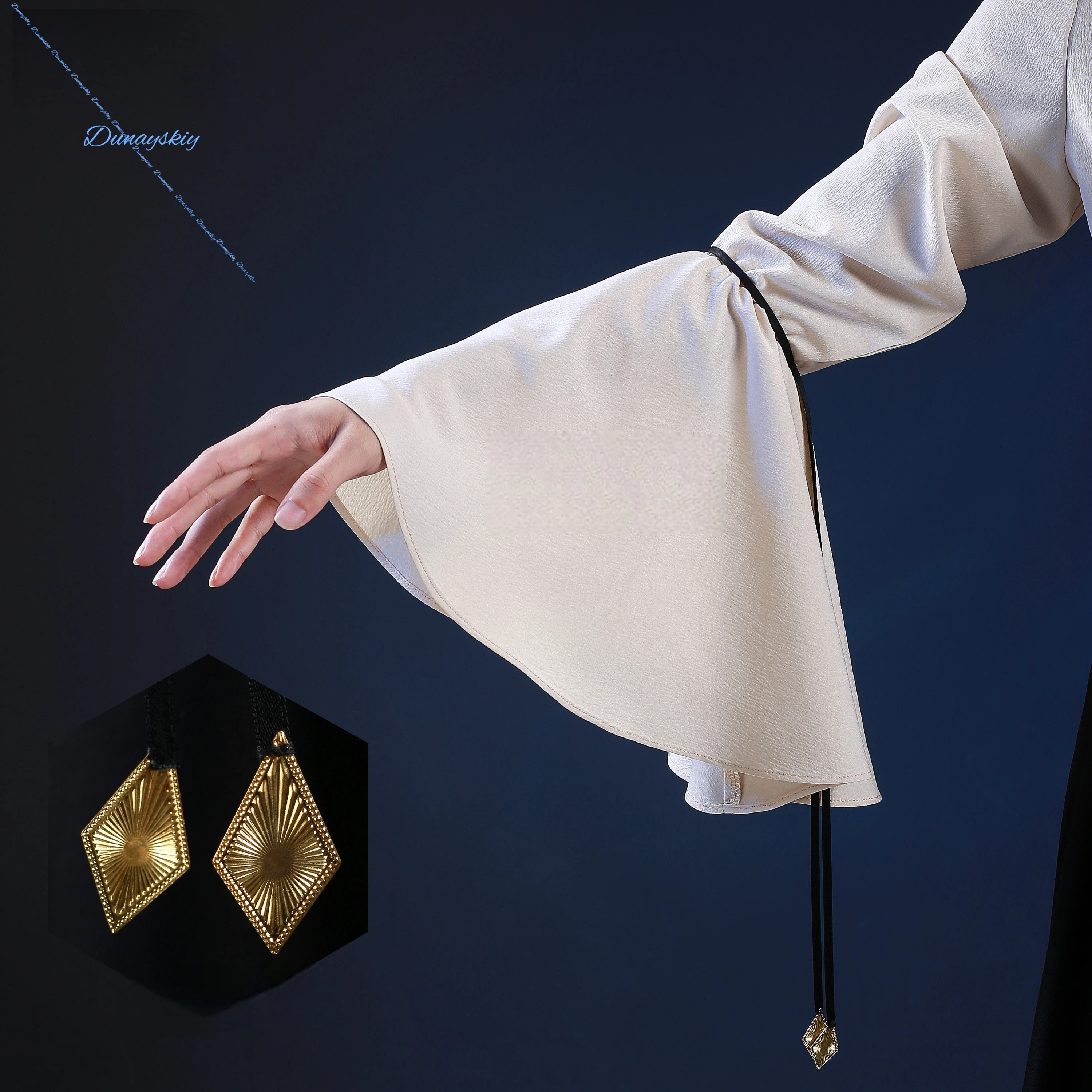 Anime Witch Hat Atelier Olruggio Cosplay Costume Adult Men Hat Cloak Dress Wig Roleplay Witch Hat Disguise Halloween Party view 5