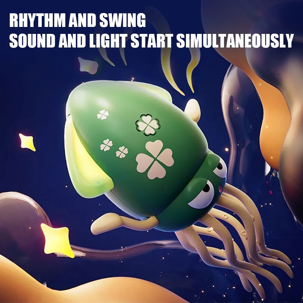

Crawling Dancing Octopuses Toy with Led Lights & Music Magic Interactive Fun Auto-Dance Octopu