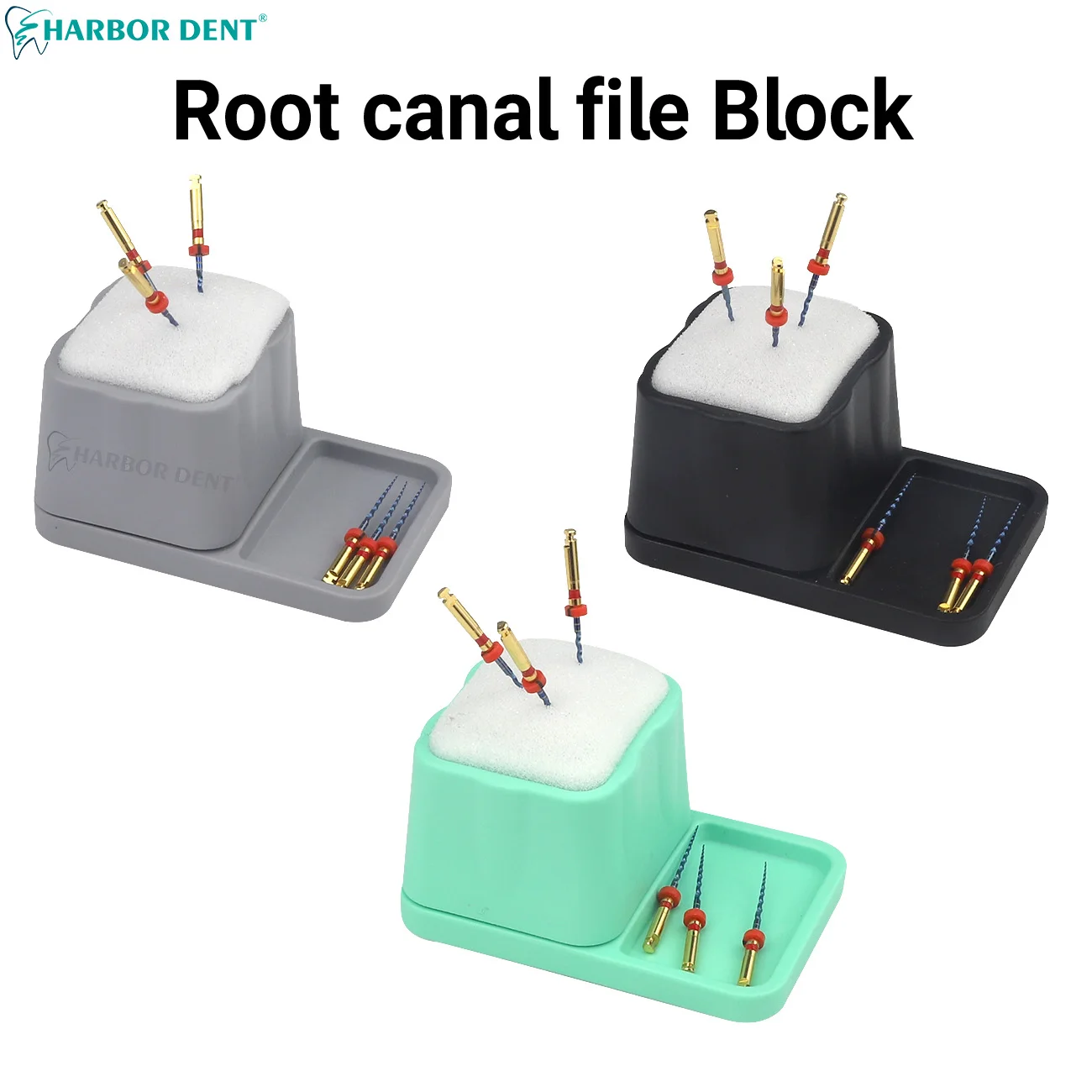 

1PC Dental Endo File Clean Stand Holder 3Colors Autoclavable Endodontics File Cleaning Box Dentistry Lab Instrument