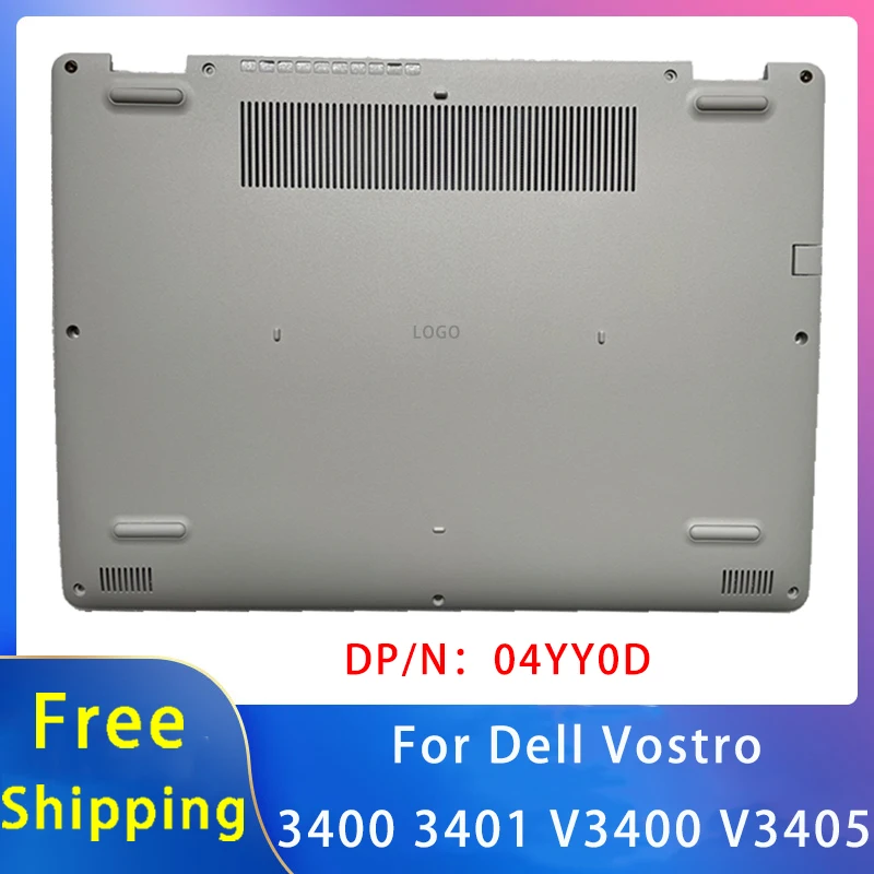 New For Dell Vostro 3400 3401 V3400 V3405;Replacement Laptop Accessories Bottom With LOGO 04YY0D