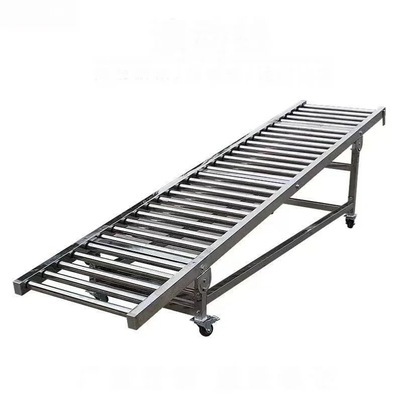 China Professional  Steel Belt Driven Roller Conveyor Chain Driven Roller Conveyor Manufacturer