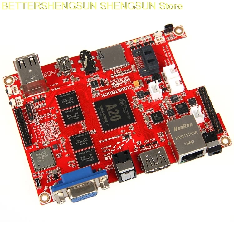 

free shipping Cubieboard3 dual-core A20 Cubietruck base package board