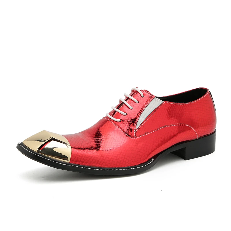 Quadratische quadratische Niet Stil lässige Lederschuhe modische Persönlichkeit bequeme Herren schuhe trend ige Leder neunte Hosen Schuhe – Detail 15