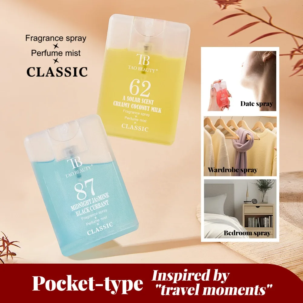 

Парфюм в карманном формате 20 мл, компактный, портативный, с длительным ароматом, цветочный, фруктовый, с нотами кокоса, для мужчин, фруктовый парфюм EDP.