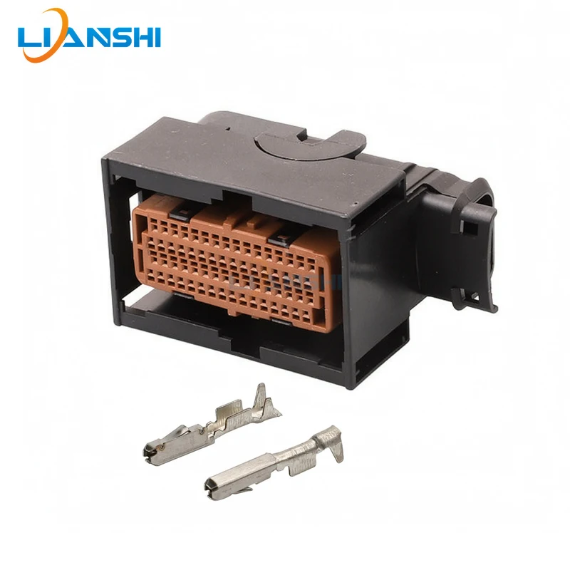1 Set 64 Pin Automotive Engine ECU Connector Female DJ7641A-0.6-21 Wiring Plug Compatible With 1-368434-2