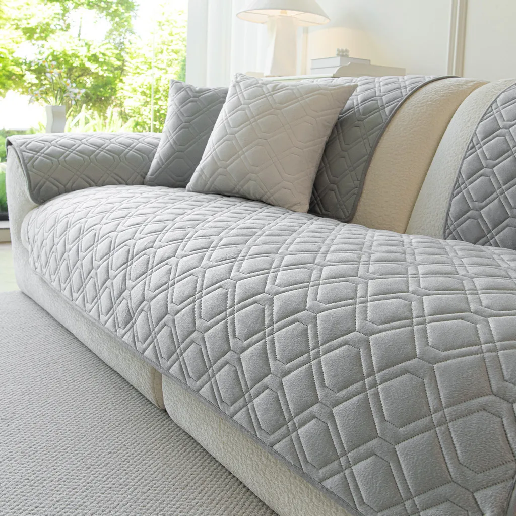1 stücke Moderne Einfarbig Sofa Abdeckung Weiche Vier Saison Universal Stuhl Matte Tragen-beständig Maschine Waschbar Möbel Protector