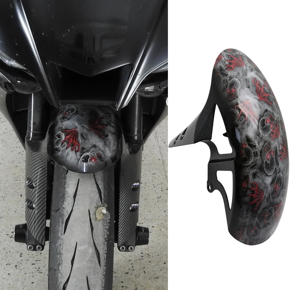 

Motorcycle Front Fender for Yamaha YZF R1 R6 Mudguard Hugger Splash Guard Fairing Carbon R1M YZFR6 YZFR1 2022 2021 2020 09-2023