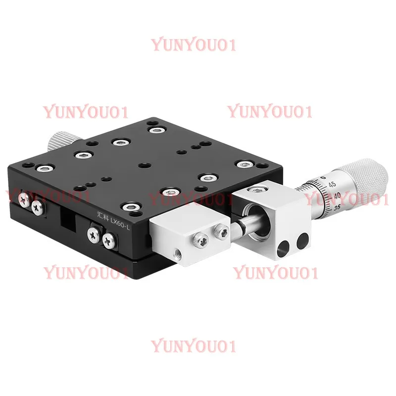 

X-axis displacement platform manual precision adjustment translation platform cross slide table LX40/60/80/125
