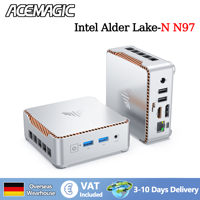 ACEMAGIC Mini PC E2 Mini Computer Alder Lake-N97 16GB DDR4 512GB M.2 SSD Windows 11 Pro Micro Desktop Computer Mini Desktop PC