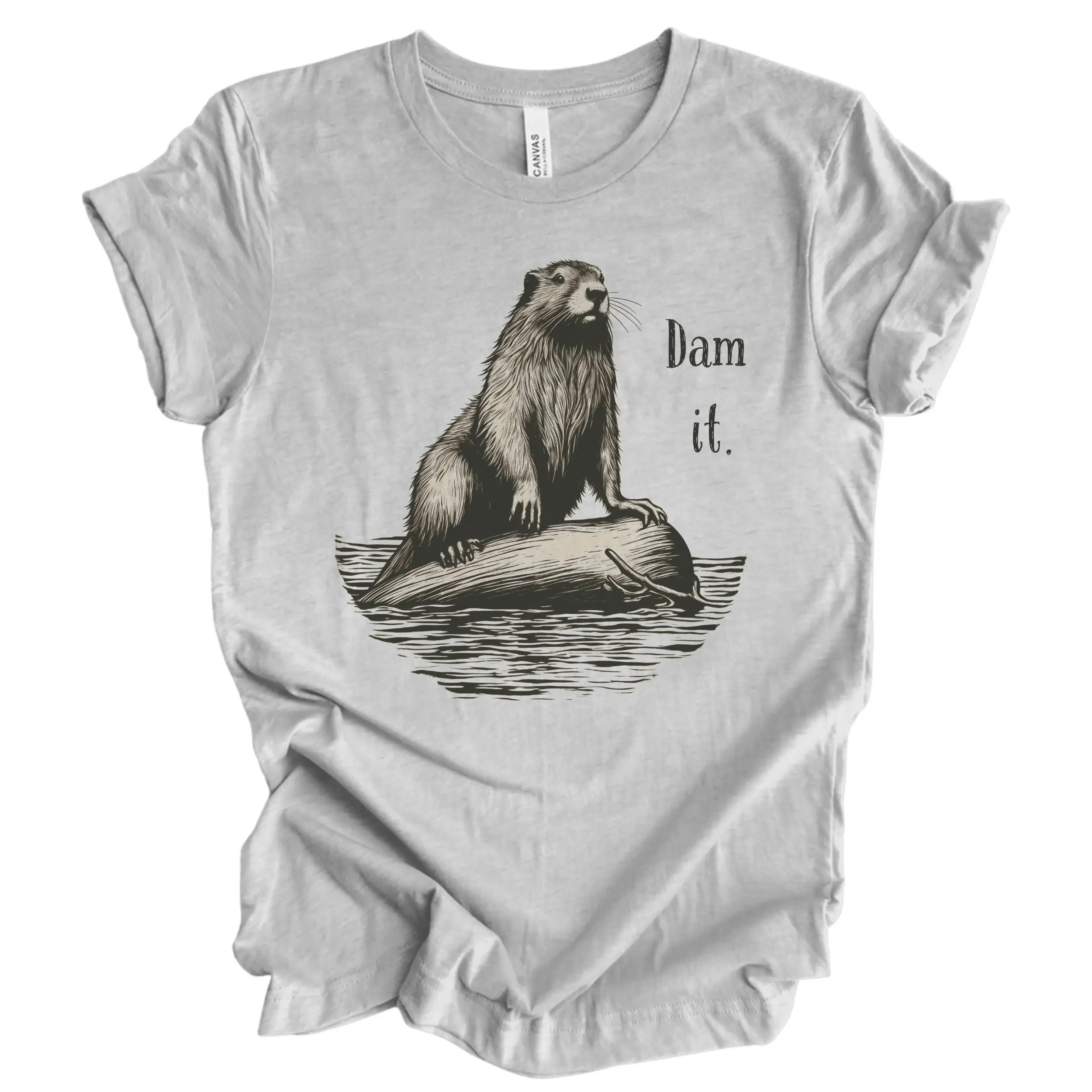 Dam It Beaver T Shirt Funny Animal S Vintage Novelty