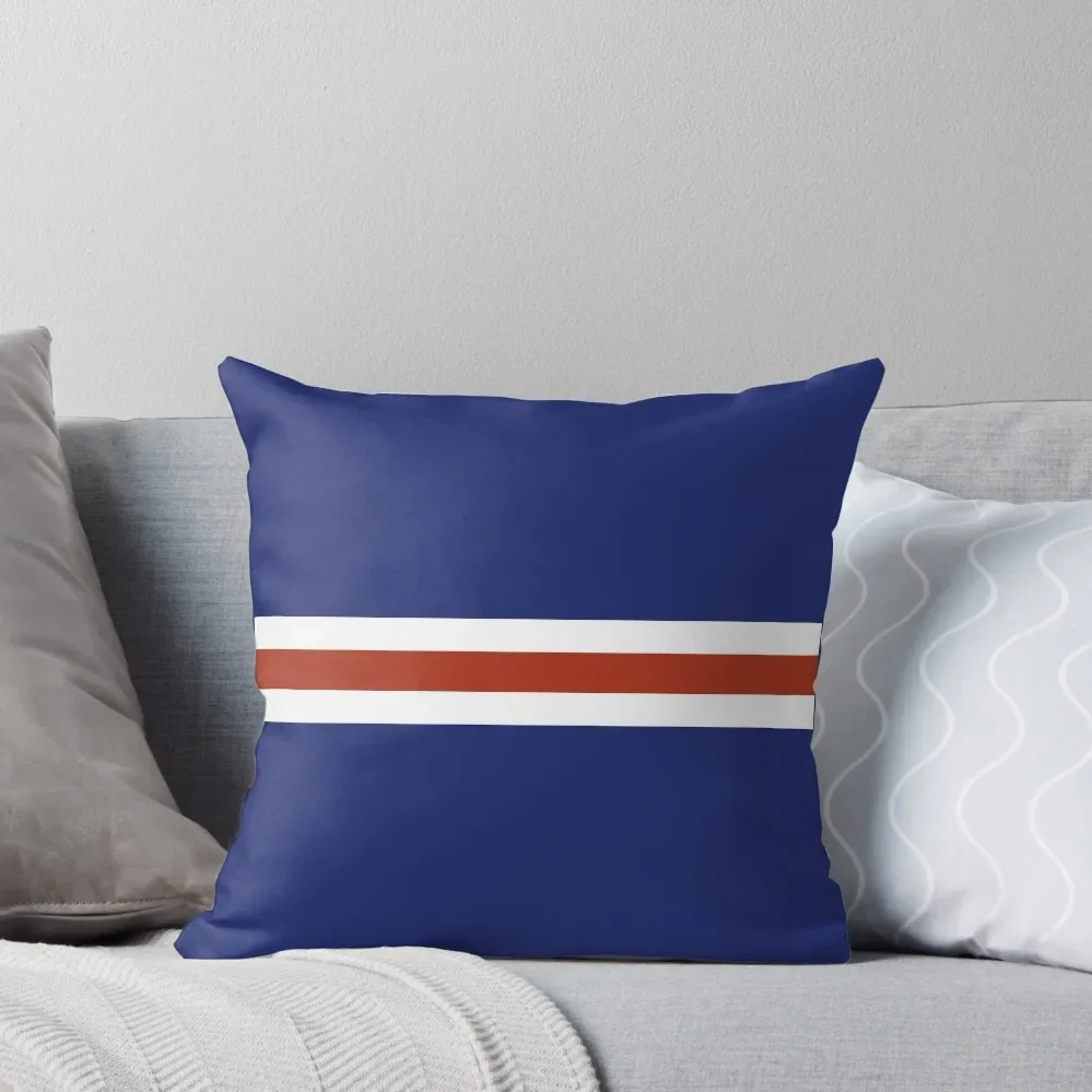 Blue, white and red sports pattern Throw Pillow christmas decorations 2024 Cushions Pillow