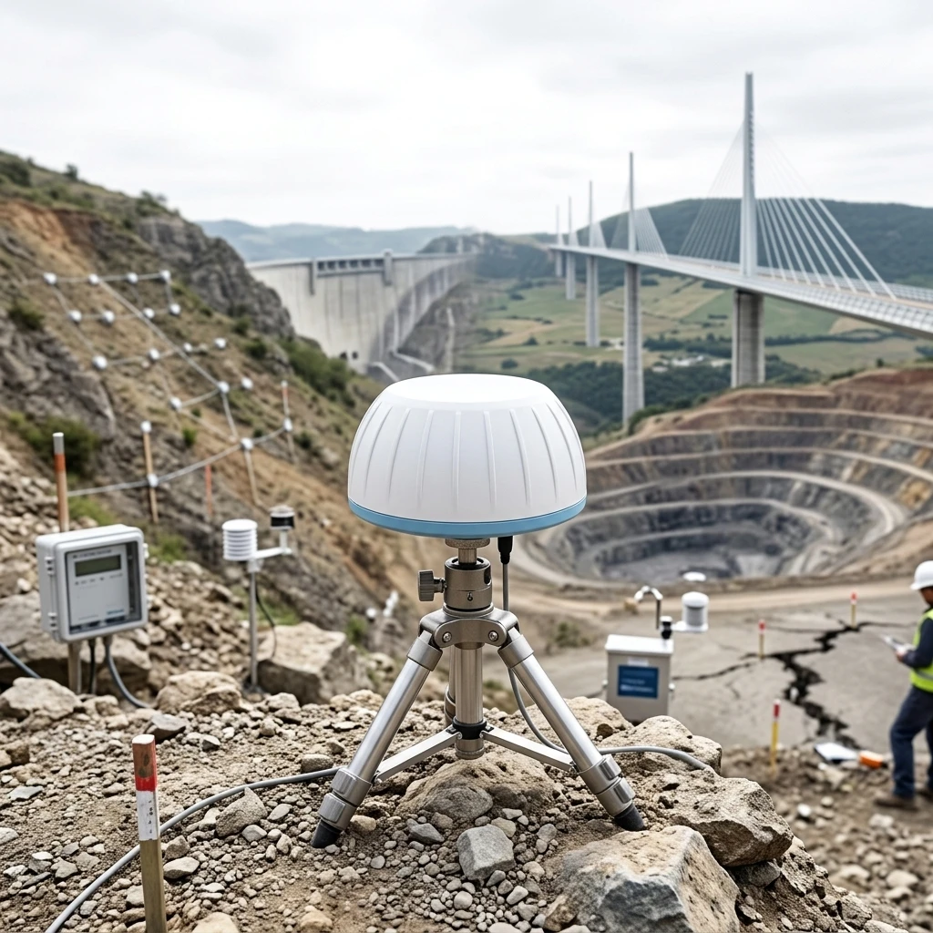 Clouds Industrial Multi-Constellation GNSS RTK Automatic Detection Station OEM Surge Protection Failsafe Power Management for