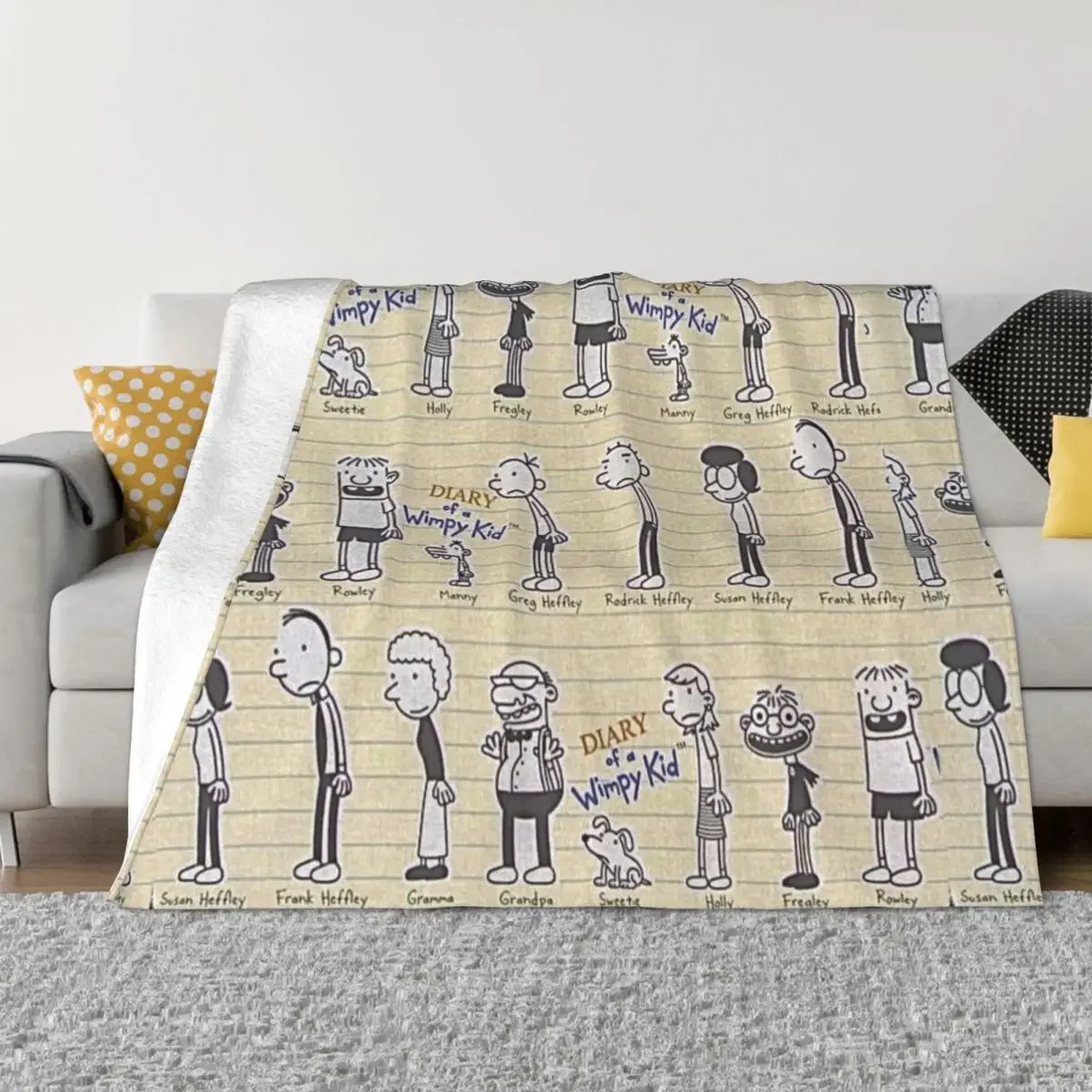 Diary of a wimpy kid (cast) Throw Blanket christmas gifts Decorative Sofa Blankets